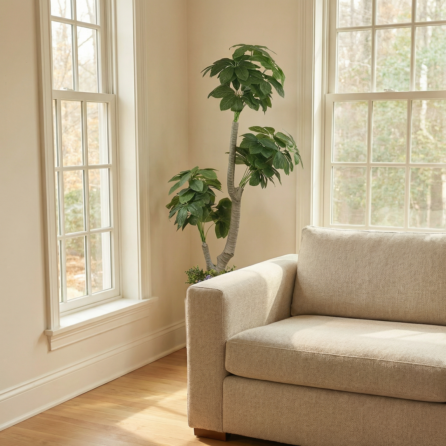 Artificial Plant Multi-Tiered Umbrella Potted Tree