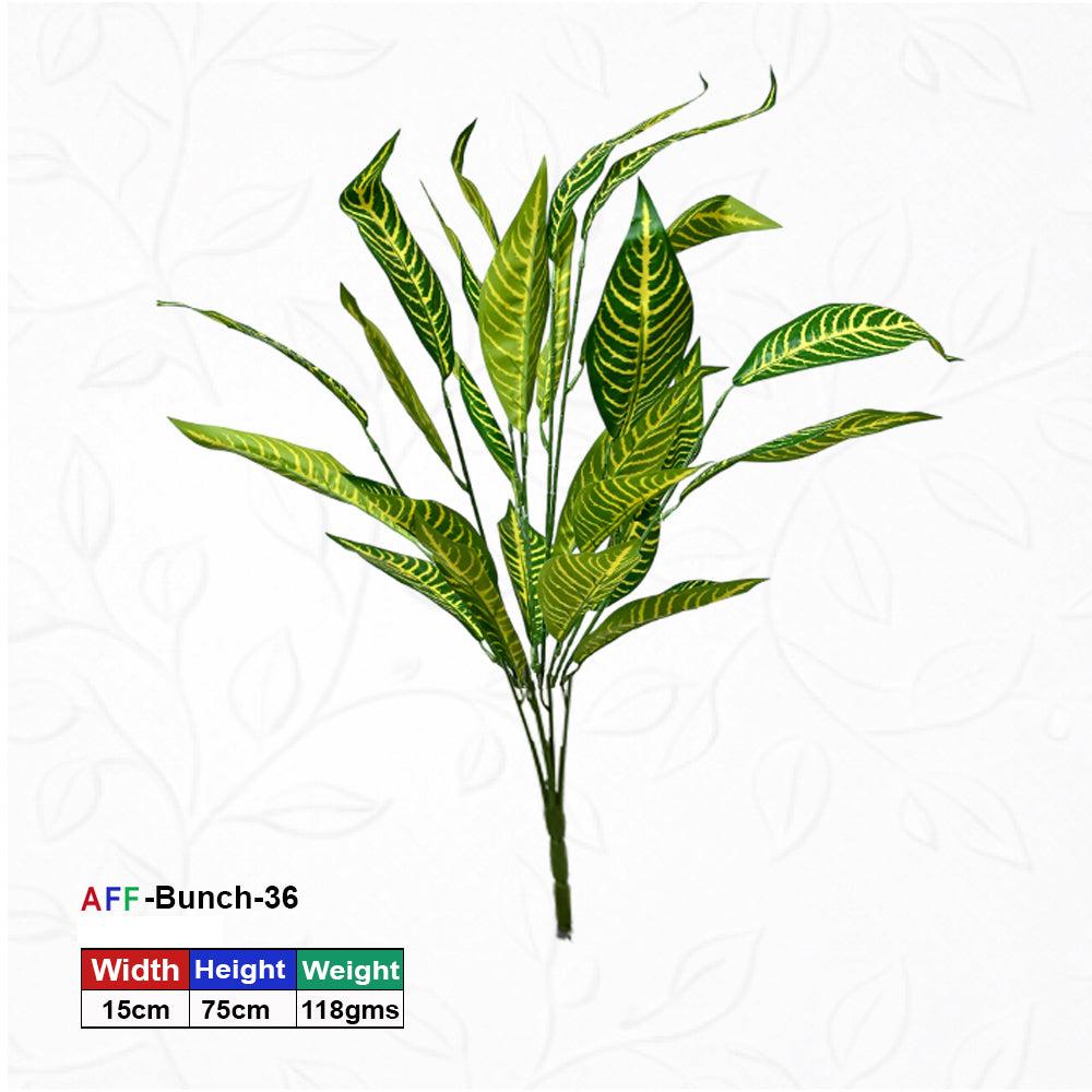 Artificial Silver Fern Leaf Bunch 55 cm â Real Touch Faux Foliage Bunch for Vase & Home DĂ©cor