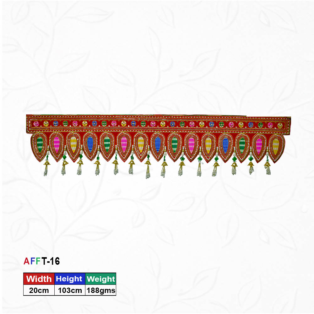 Artificial Premium Embroidered Teardrop Toran/Bandhanwar