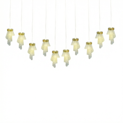 Crystal Veil Modern Decorative Pendant Hanging Light