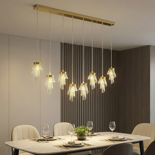 Crystal Veil Modern Decorative Pendant Hanging Light