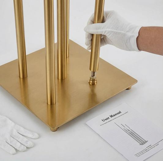 Glow Modern Multi-Tiered Decorative Floor Standing Lamp