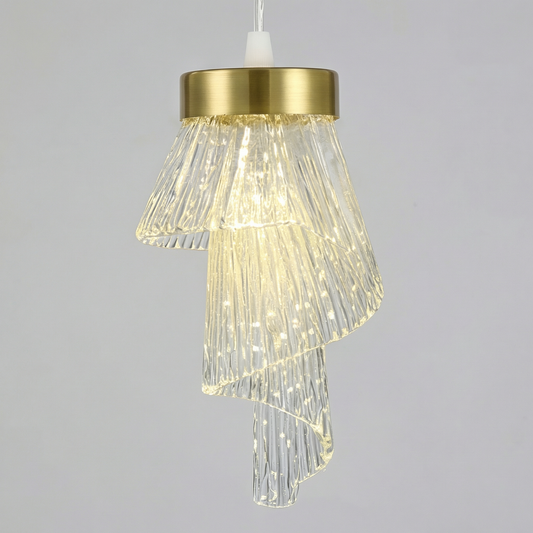Crystal Veil Modern Decorative Pendant Hanging Light