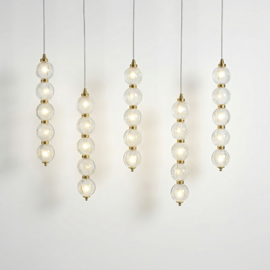 Bubble Column Modern Decorative Pendant Hanging Light