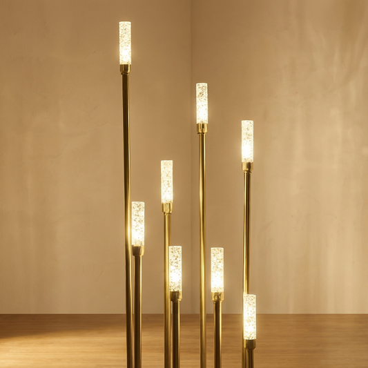 Glow Modern Multi-Tiered Decorative Floor Standing Lamp