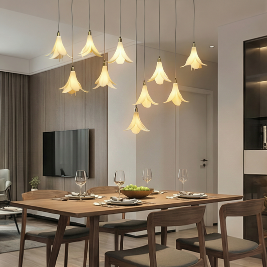 Lily Bloom Modern Decorative Floral Pendant Hanging Light