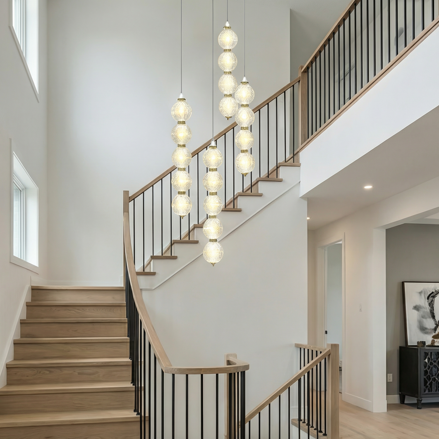 Bubble Column Modern Decorative Pendant Hanging Light