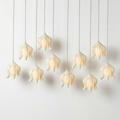 Lily Glow Modern Decorative  Lily Pendant Hanging Light