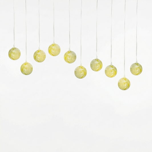 Golden Sphere Modern Decorative Pendant Hanging Light