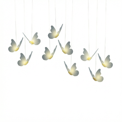 Mariposa Glow Modern Decorative Butterfly Pendant Hanging Light