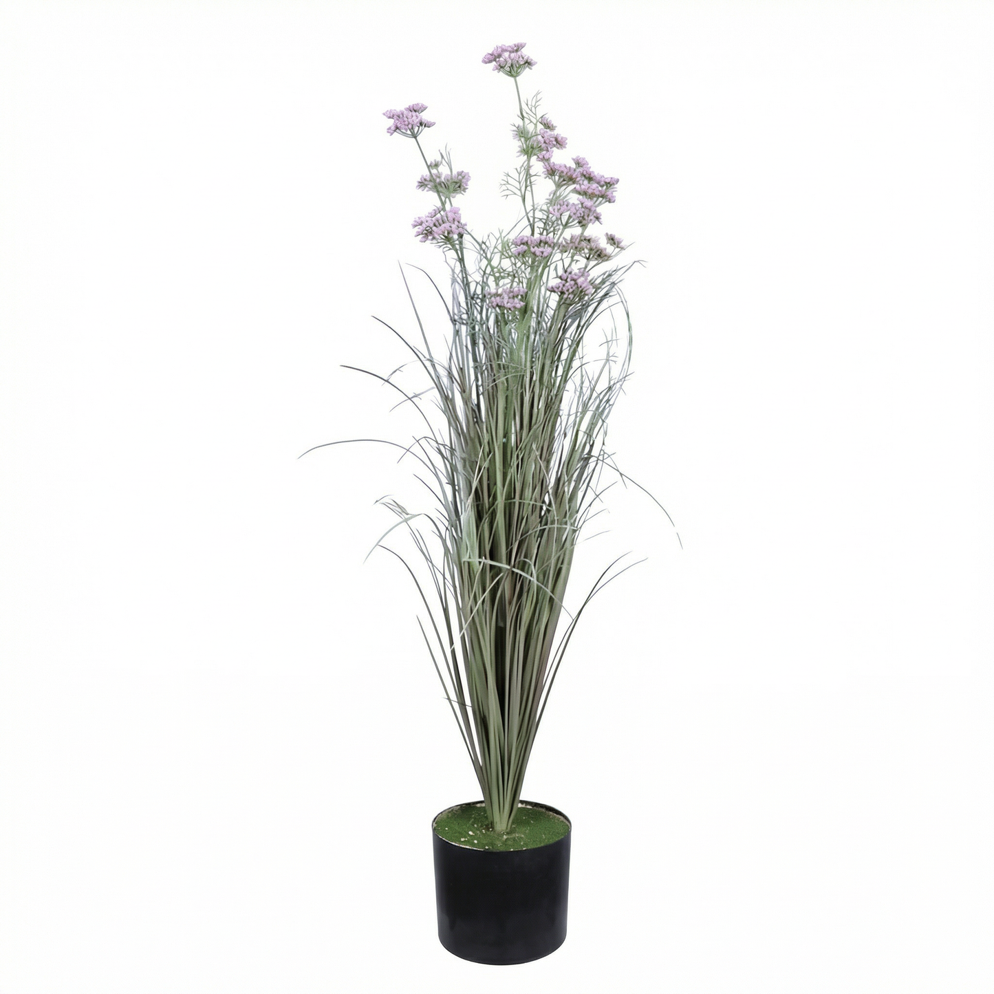 Artificial Plant Pink Statice Meadow Grass Potted Plant