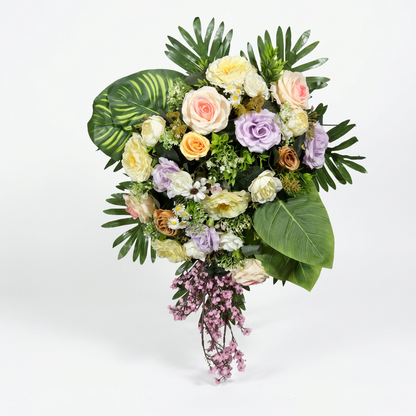 Artificial Flower English Garden & Exotic Tropics Grand Cascade