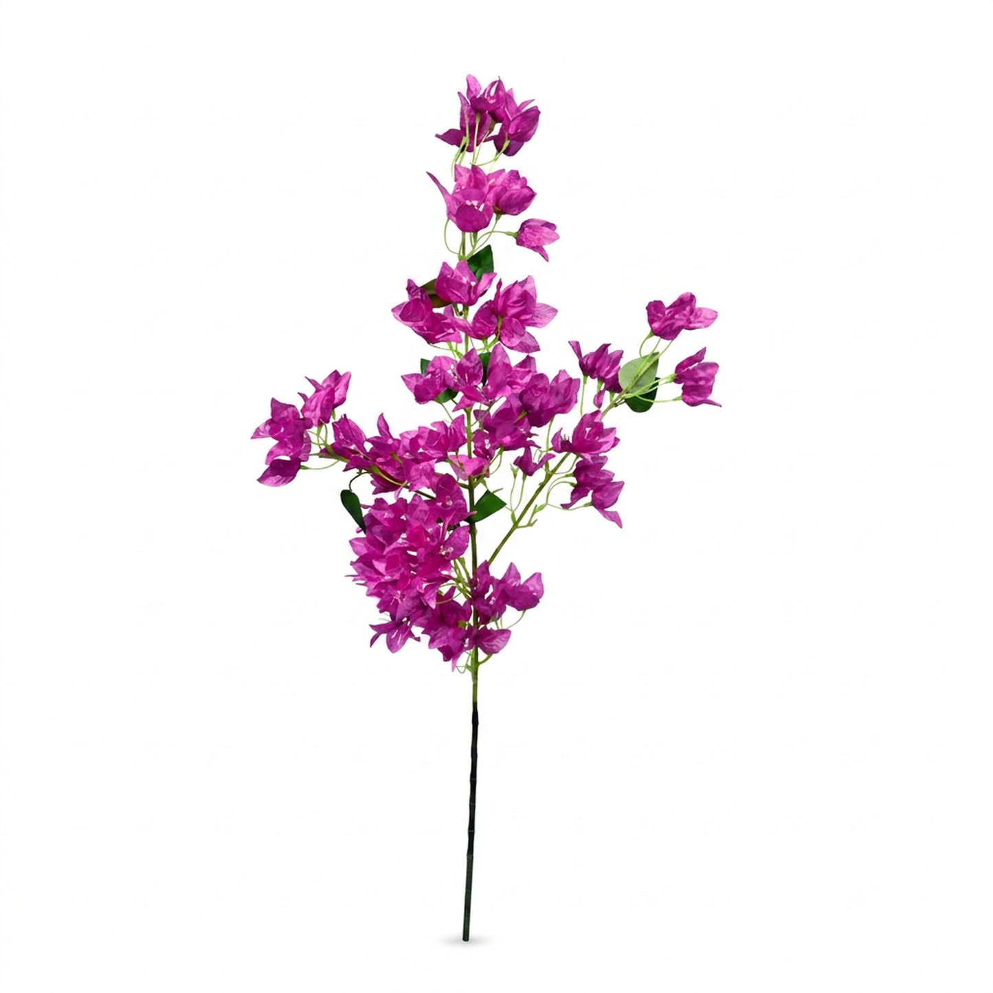 Artificial Bougainvillea Stem, 38" Tall Magenta Purple Faux Flower Branch – Real Touch Silk Bougainvillea for Vase | Home Décor, Living Room, Office Table, Entryway & Wedding Decoration