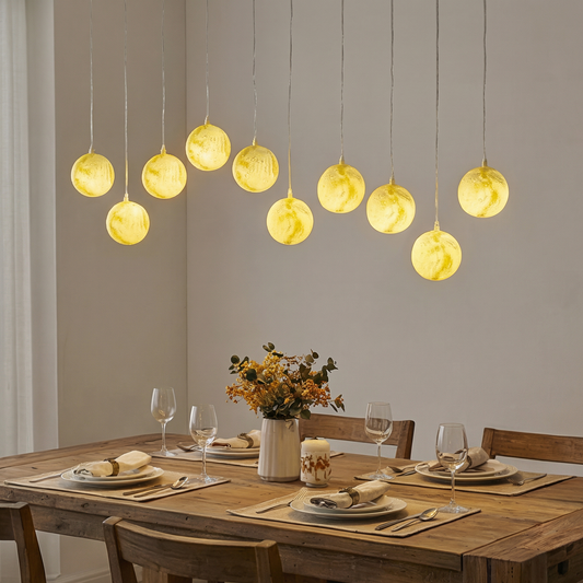Golden Sphere Modern Decorative Pendant Hanging Light