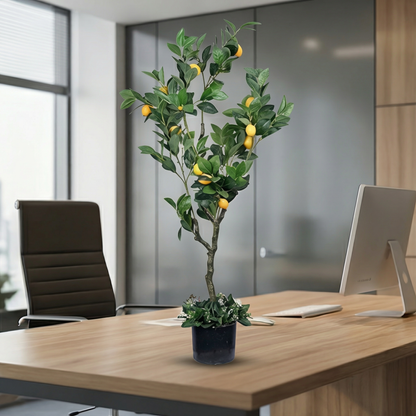 Artificial Plant Lemon Potted Fruit Tree
