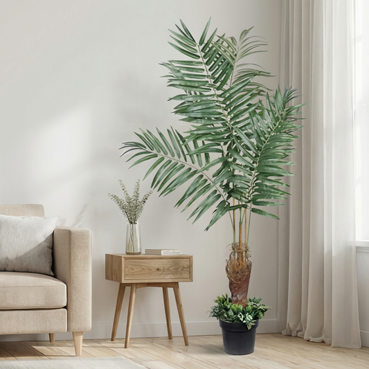 Artificial Plant Kentia Palm Potted Tree