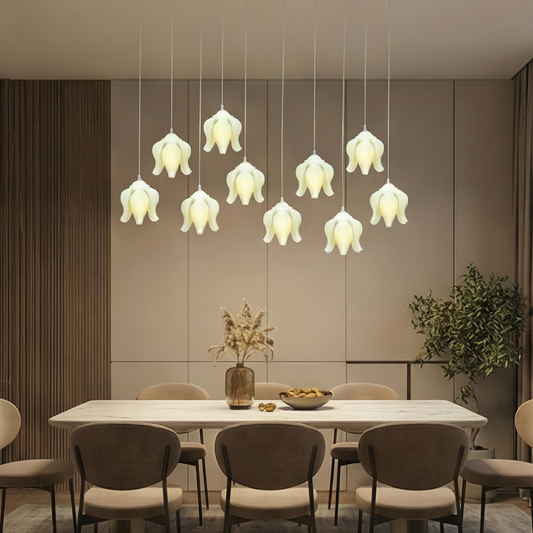 Lily Glow Modern Decorative  Lily Pendant Hanging Light