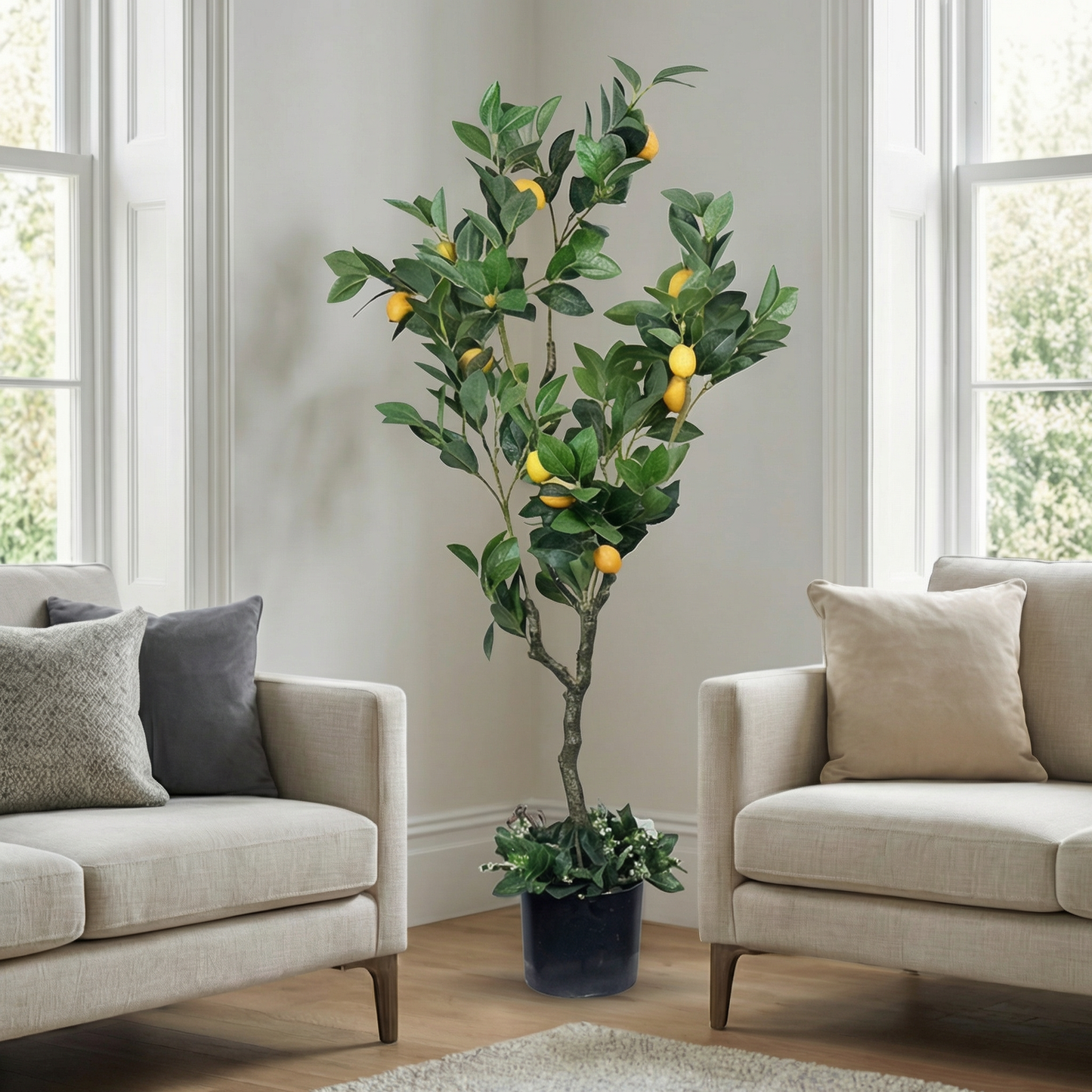 Artificial Plant Lemon Potted Fruit Tree