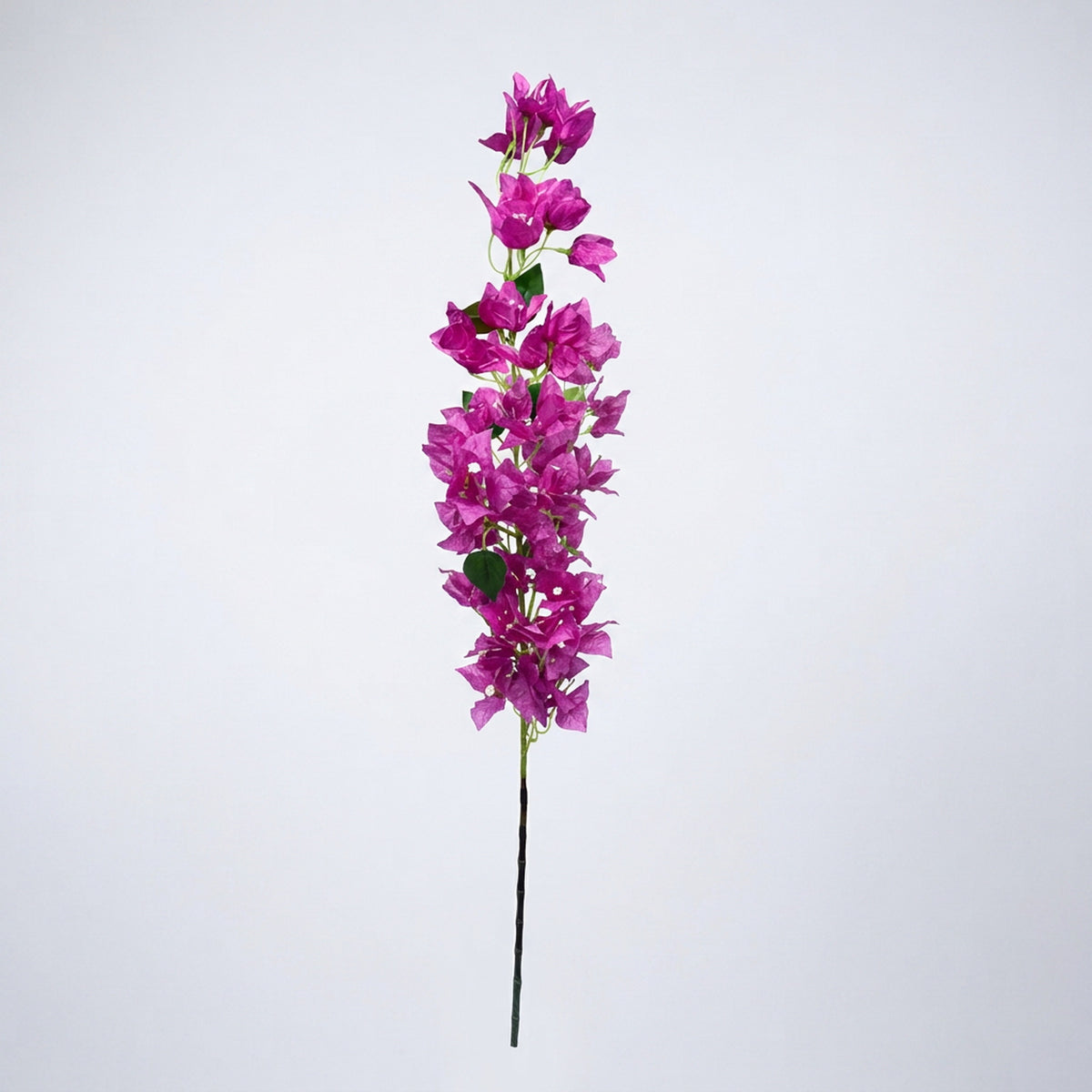Artificial Bougainvillea Stem, 38" Tall Magenta Purple Faux Flower Branch – Real Touch Silk Bougainvillea for Vase | Home Décor, Living Room, Office Table, Entryway & Wedding Decoration