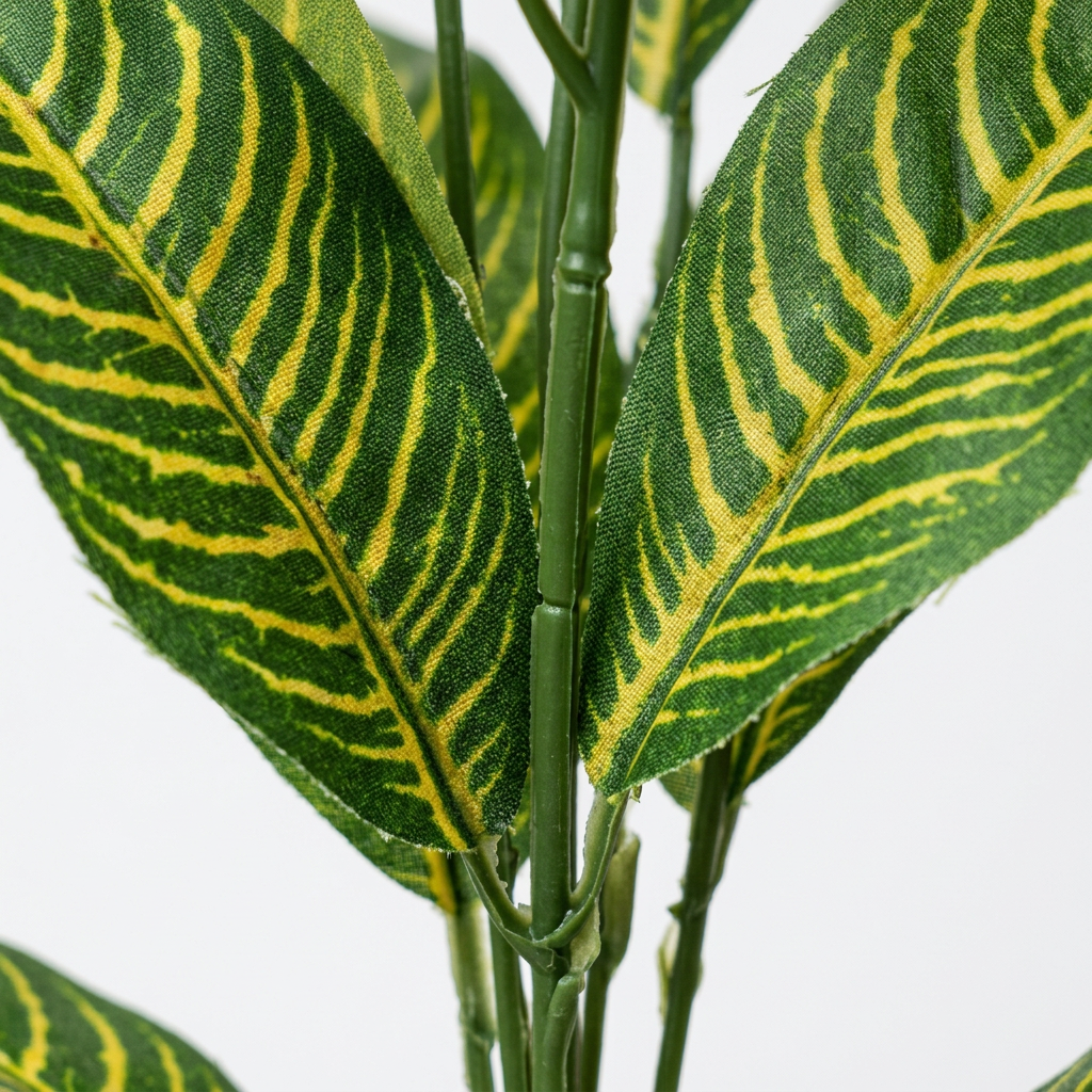 Artificial Silver Fern Leaf Bunch 55 cm – Real Touch Faux Foliage Bunch for Vase & Home Décor