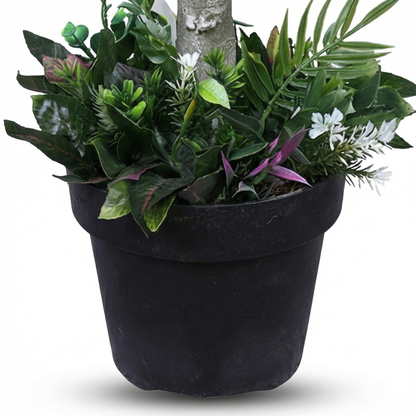 Artificial Plant Croton Petra Potted Tree