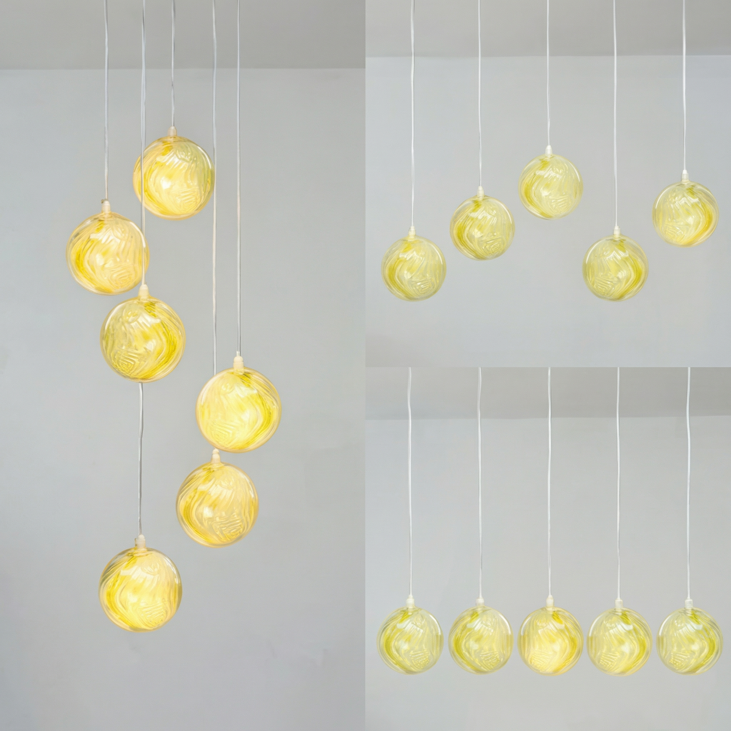 Golden Sphere Modern Decorative Pendant Hanging Light
