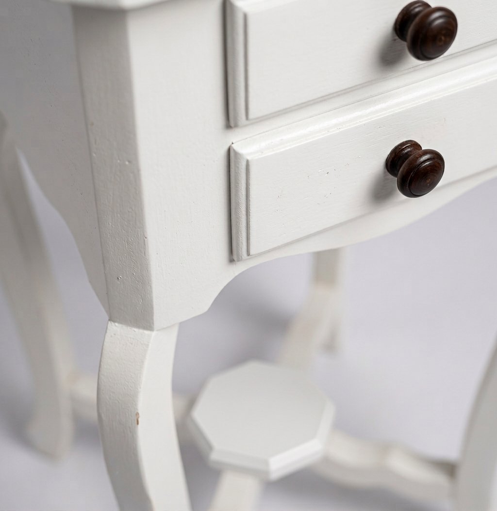Handcrafted Wooden Table Set of 3 – Nesting Side Tables for Living Room, Bedroom & Balcony