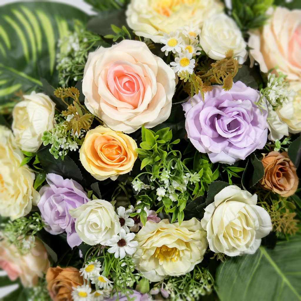 Artificial Flower English Garden & Exotic Tropics Grand Cascade