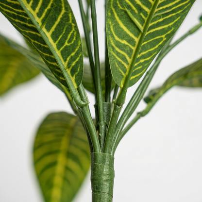 Artificial Silver Fern Leaf Bunch 55 cm – Real Touch Faux Foliage Bunch for Vase & Home Décor