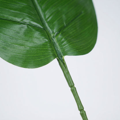 Artificial Banana Leaf Stick 97 cm – Real Touch Large Tropical Faux Leaf for Vase & Home Décor