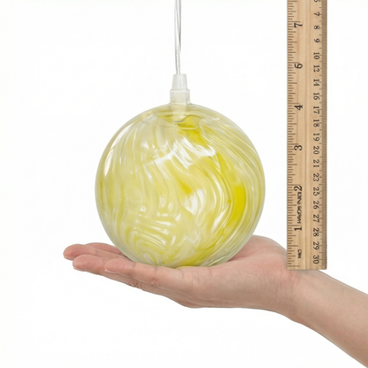 Golden Sphere Modern Decorative Pendant Hanging Light