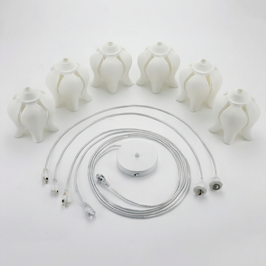 Lily Glow Modern Decorative  Lily Pendant Hanging Light