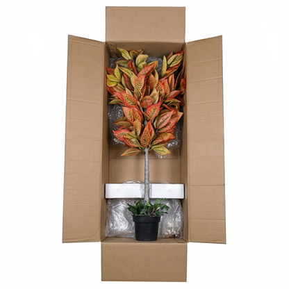 Artificial Plant Croton Petra Potted Tree