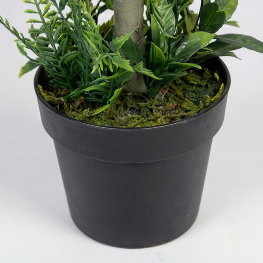 Artificial Plant Scarlet Fiddle Leaf Potted Tree