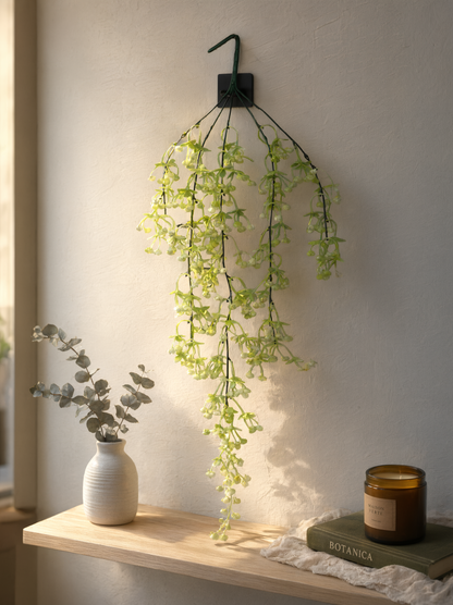 AFF Artificial Light Green Blossom Hanging Creeper Plant (69 cm / 100g) | AFF-Creeper-18