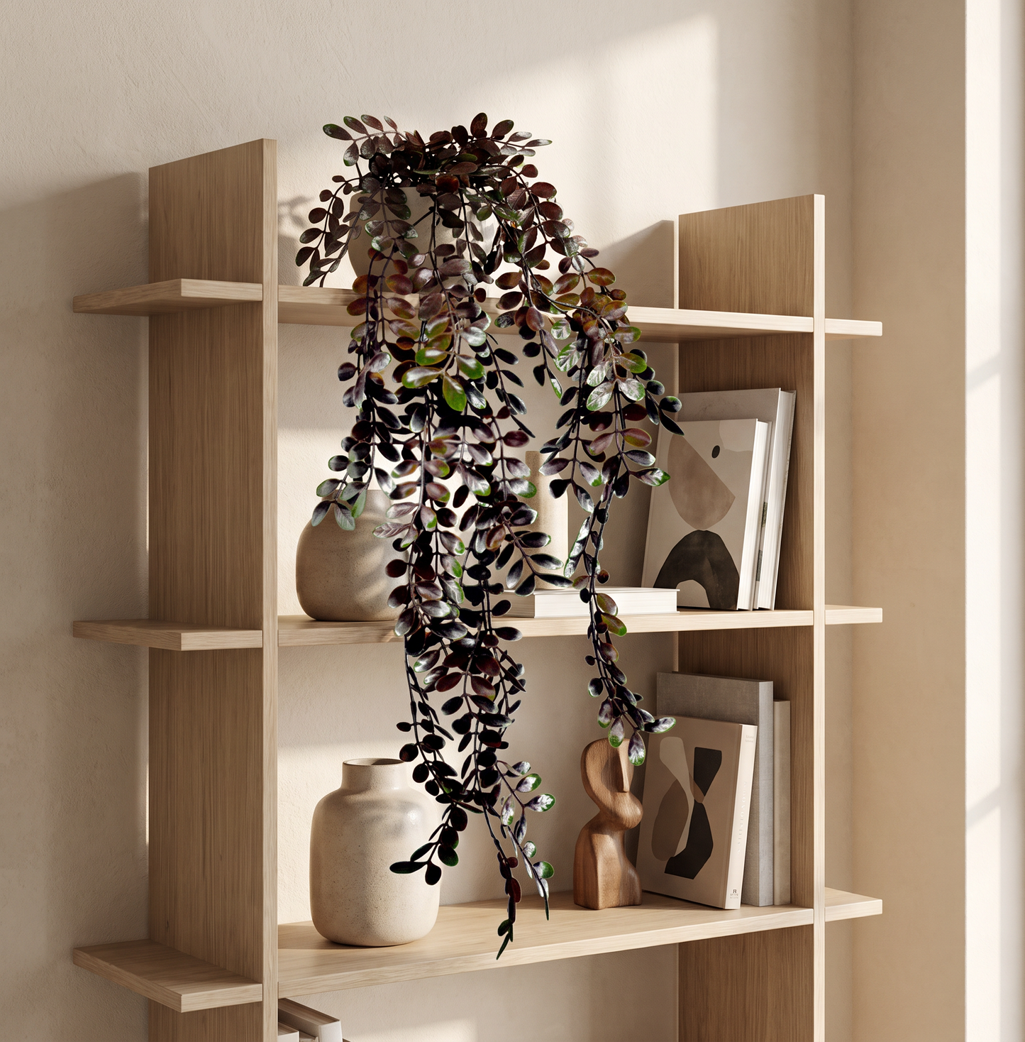 AFF Artificial Dark Brown-Green Hanging Creeper Plant (70 cm / 75g)