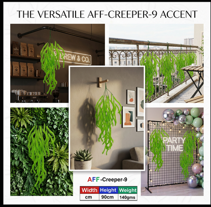 AFF Artificial Bright Green Needle Fern Hanging Creeper (90 cm / 140g)