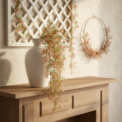 AFF Artificial Pink Gypsophila Baby's Breath Hanging Creeper (72 cm / 126g)