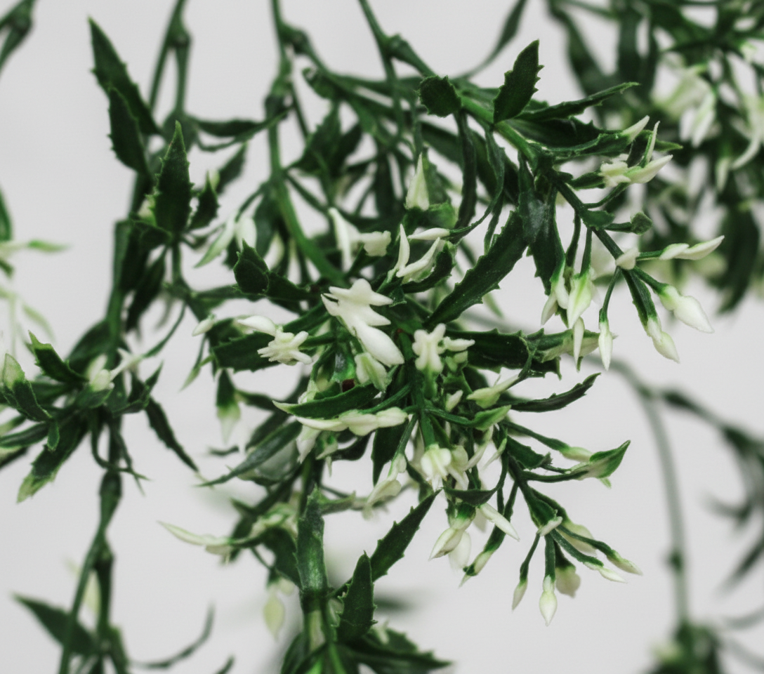 AFF Artificial Variegated Green Willow Creeper Plant (69 cm / 100g)