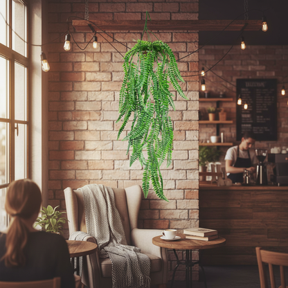 AFF Artificial Boston Fern Hanging Creeper Plant (97 cm / 56g) | AFF-Creeper-16