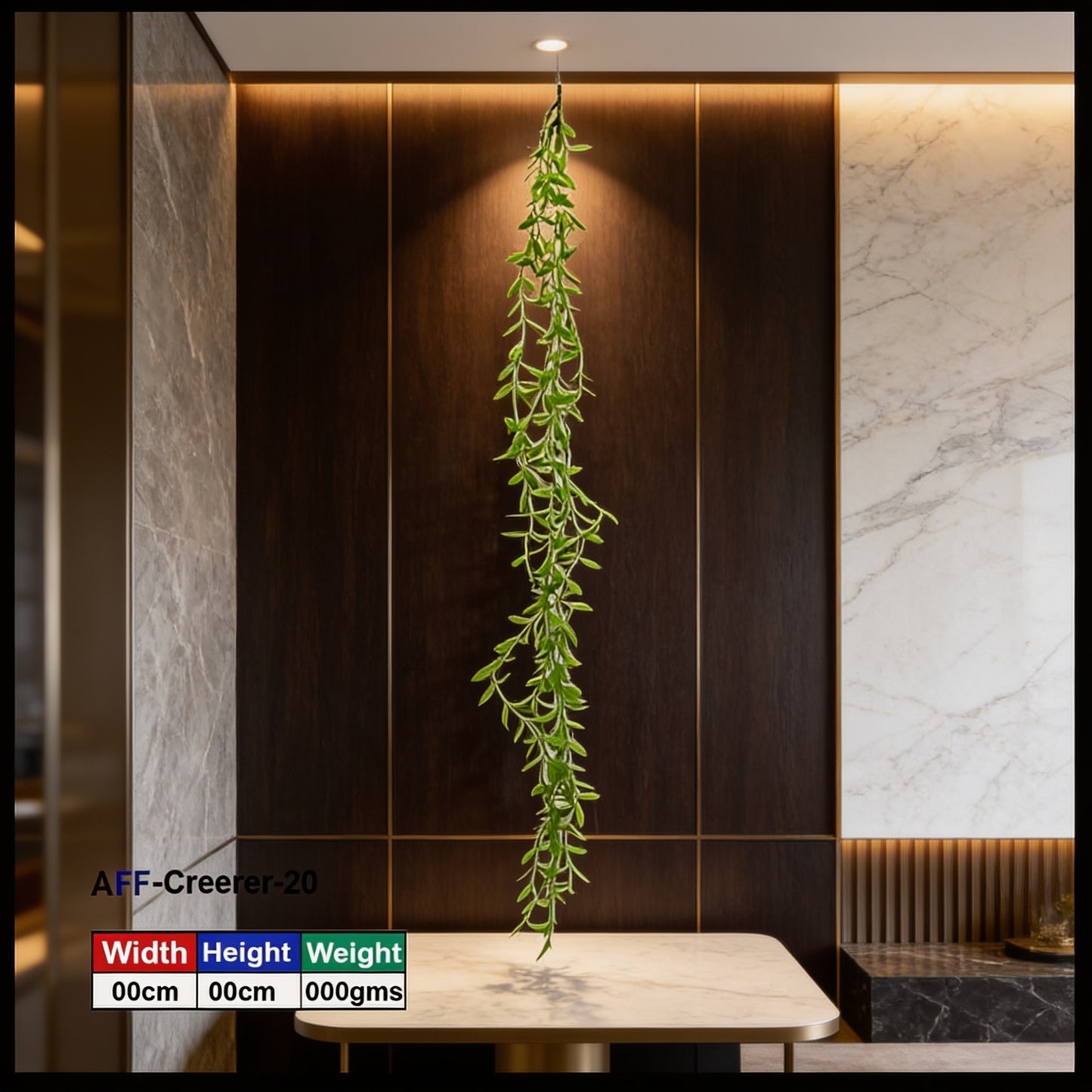 AFF Artificial Long Slender Weeping Willow Hanging Creeper Plant (90 cm / 20g) | AFF-Creeper-20
