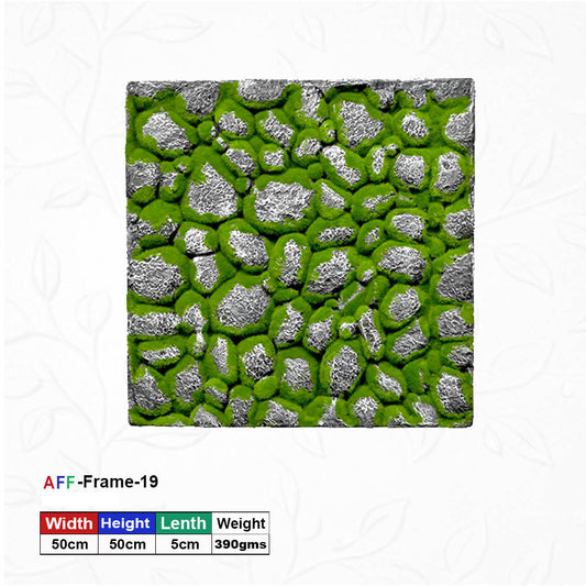 Wall-Mounted Square artificial mossFrame-50X50 cm