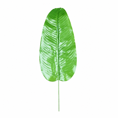 Artificial Green Banana Leaf Stick – 64 cm Decorative Tropical Leaf for Vases, Floral Arrangements & Event Décor