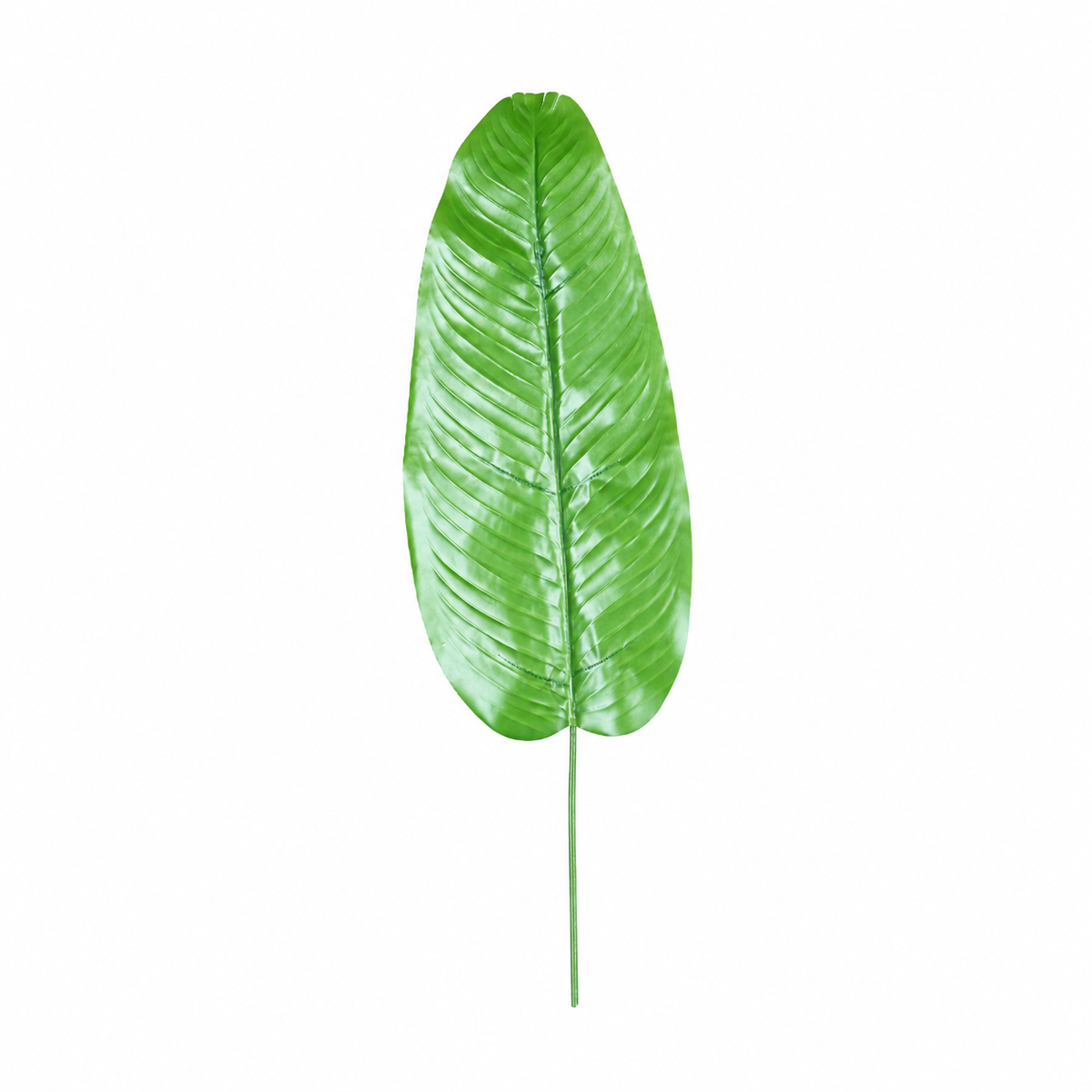 Artificial Green Banana Leaf Stick – 64 cm Decorative Tropical Leaf for Vases, Floral Arrangements & Event Décor