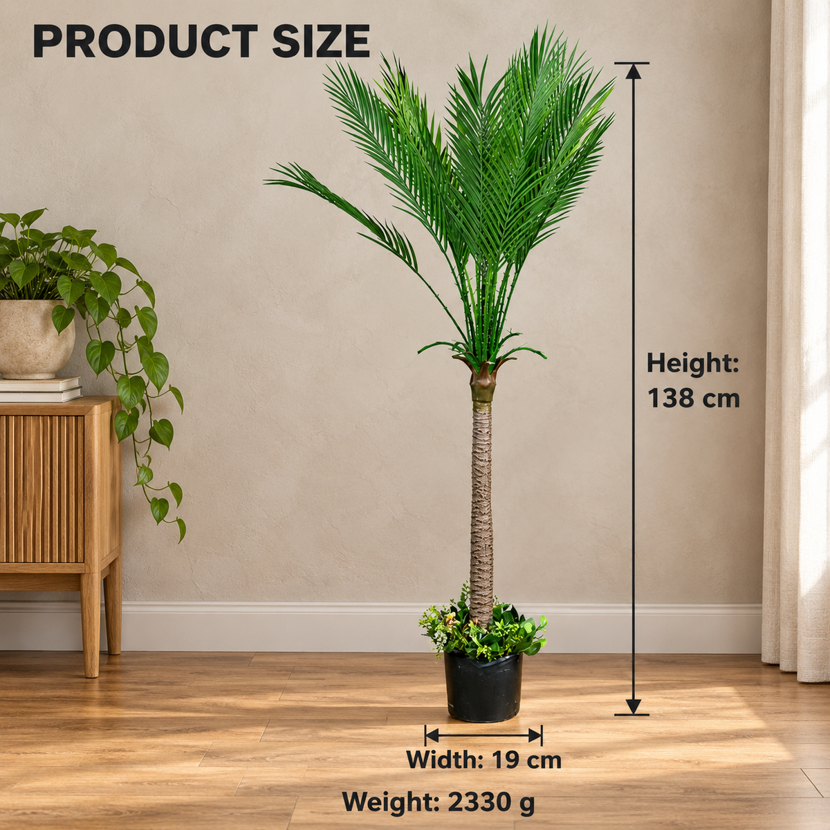 Artificial Plant Paradise Palm Single-Stem Tree