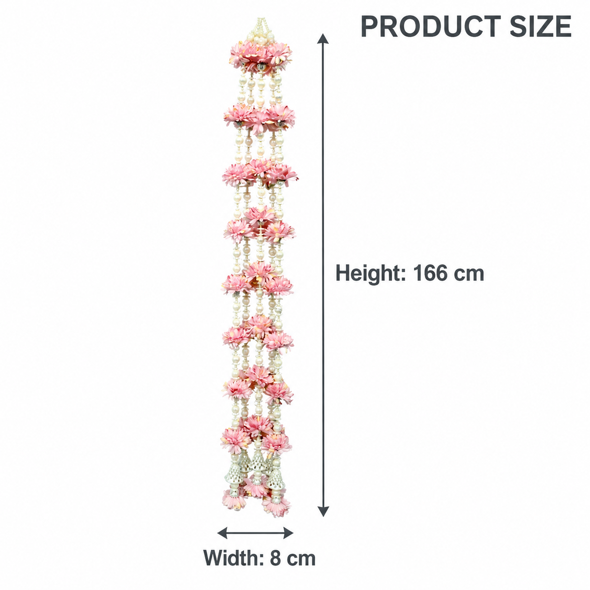 Artificial Flower pearl Garland Light Purple | Pack of 10