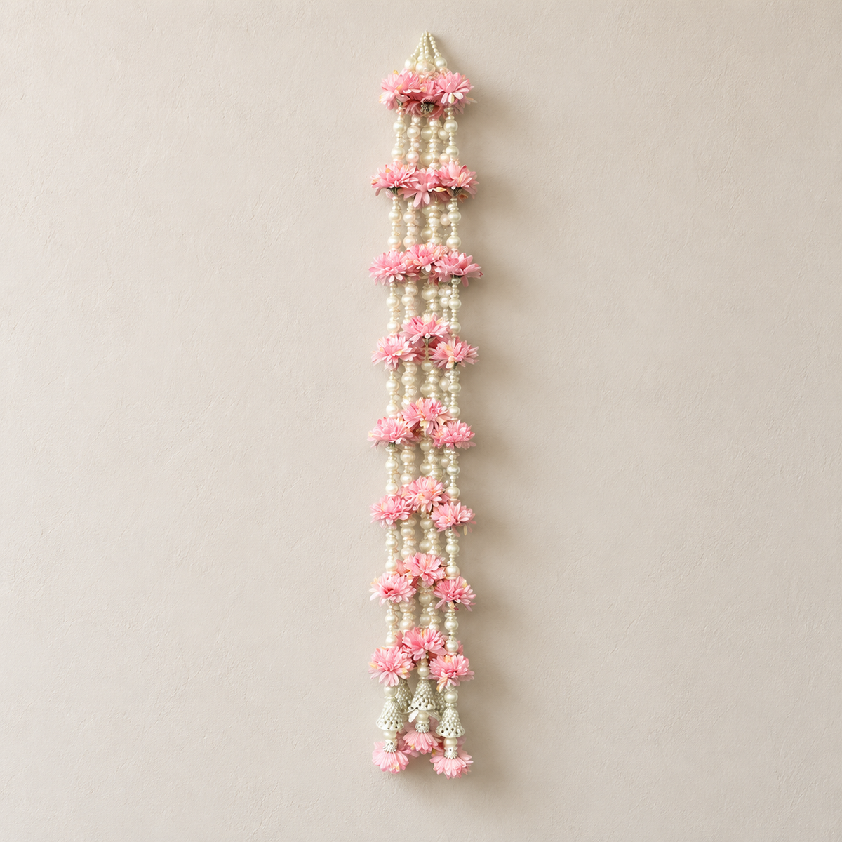 Artificial Flower pearl Garland Light Purple | Pack of 10