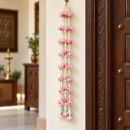 Artificial Flower pearl Garland Light Purple | Pack of 10