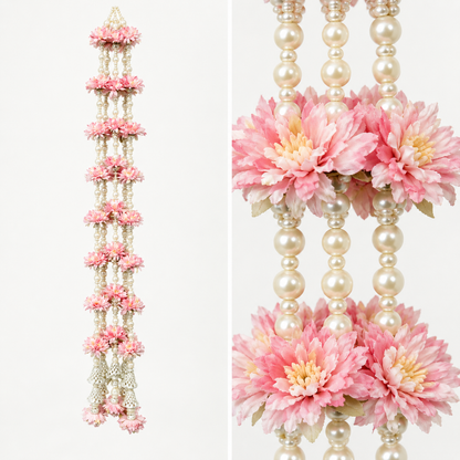 Artificial Flower pearl Garland Light Purple | Pack of 10