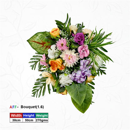 Artificial Flower Vibrant Scented Sheaf Wall Arrangement